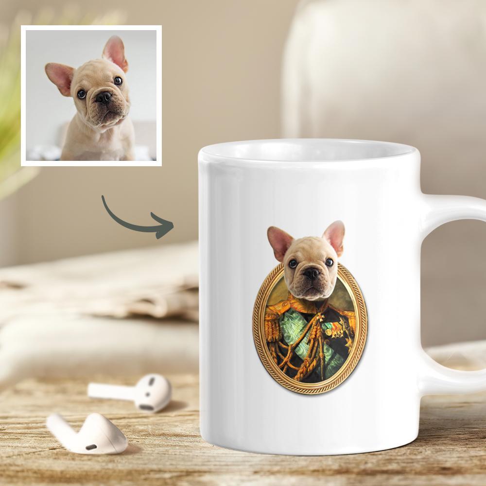 personalized dog face ceramic coffee mug pet lover gift