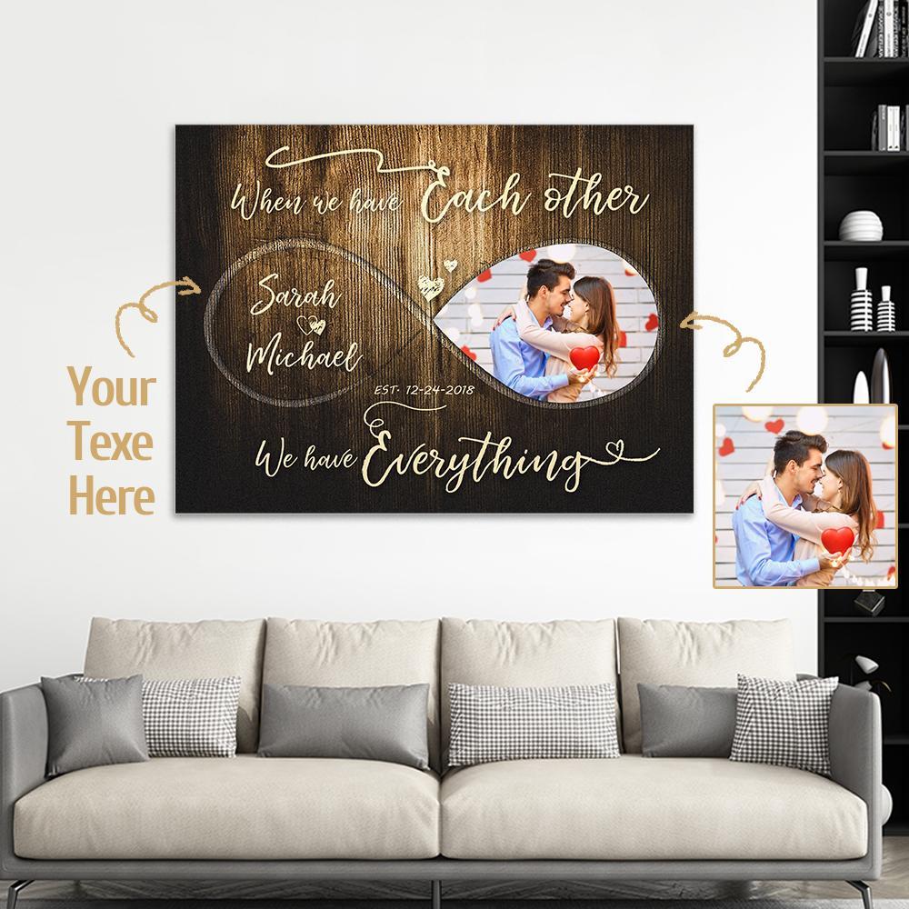 custom photo canvas painting wall art living room