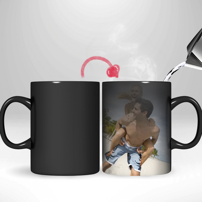 custom magic photo mug color changing coffee mug with photos