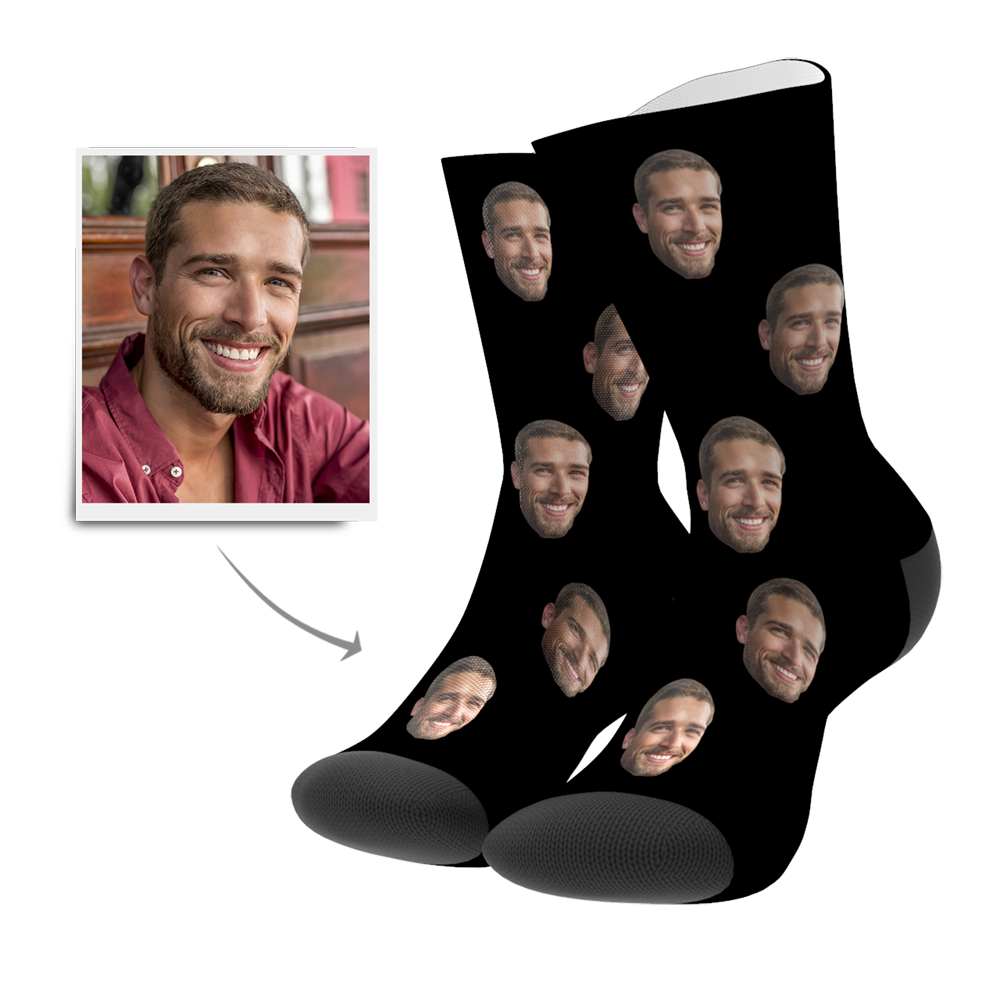 custom face socks personalized photo sock