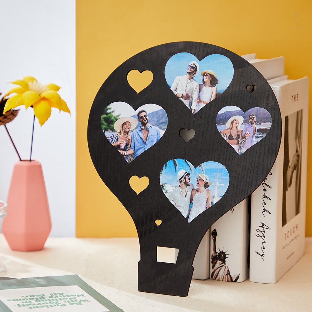 Custom hot air balloon photo frame personalized wall decoration