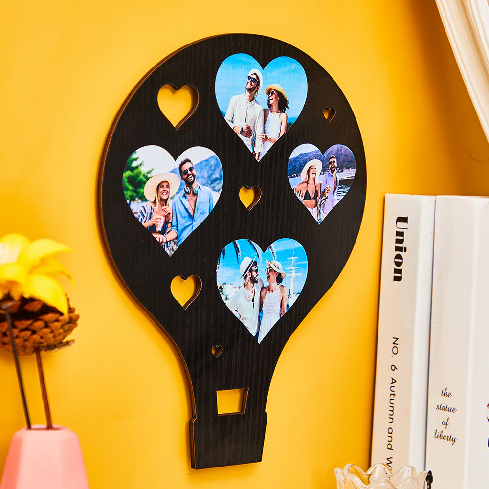 Custom hot air balloon photo frame personalized wall decoration