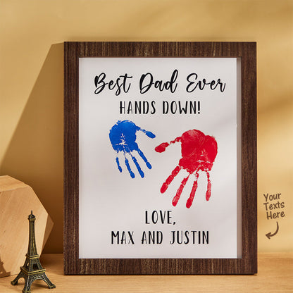 custom engraved ornament best dad ever father's day gift