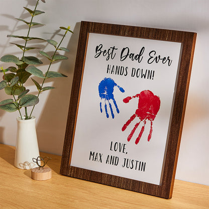 custom engraved ornament best dad ever father's day gift