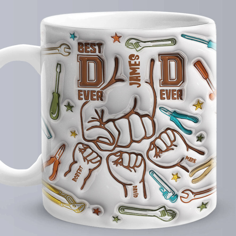 personalized kids 3D mug father's day gift