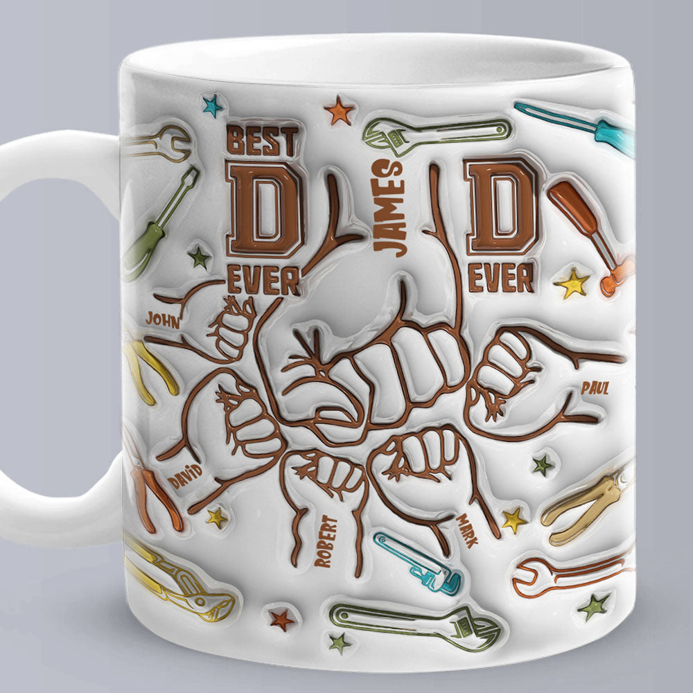 personalized kids 3D mug father's day gift