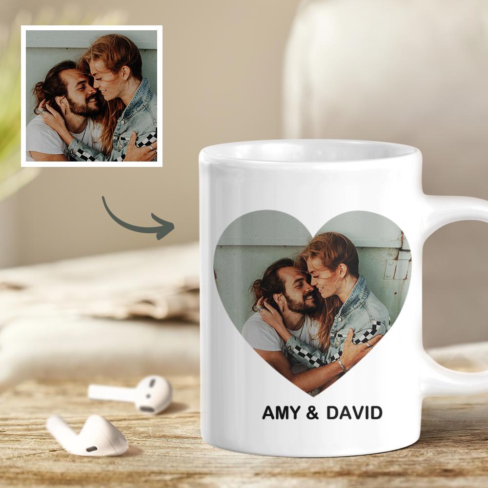 customized name calendar mug with picture anniversary gift