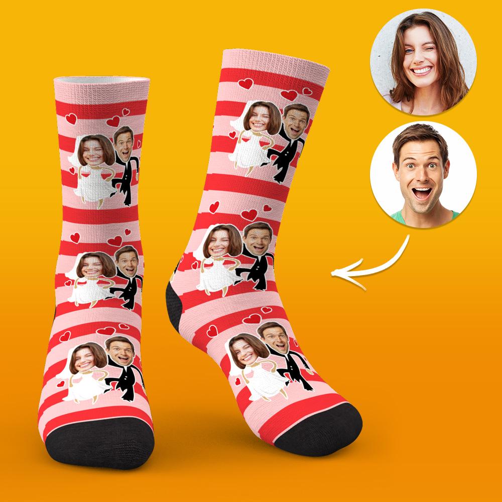 custom face socks wedding socks gift ideas couples