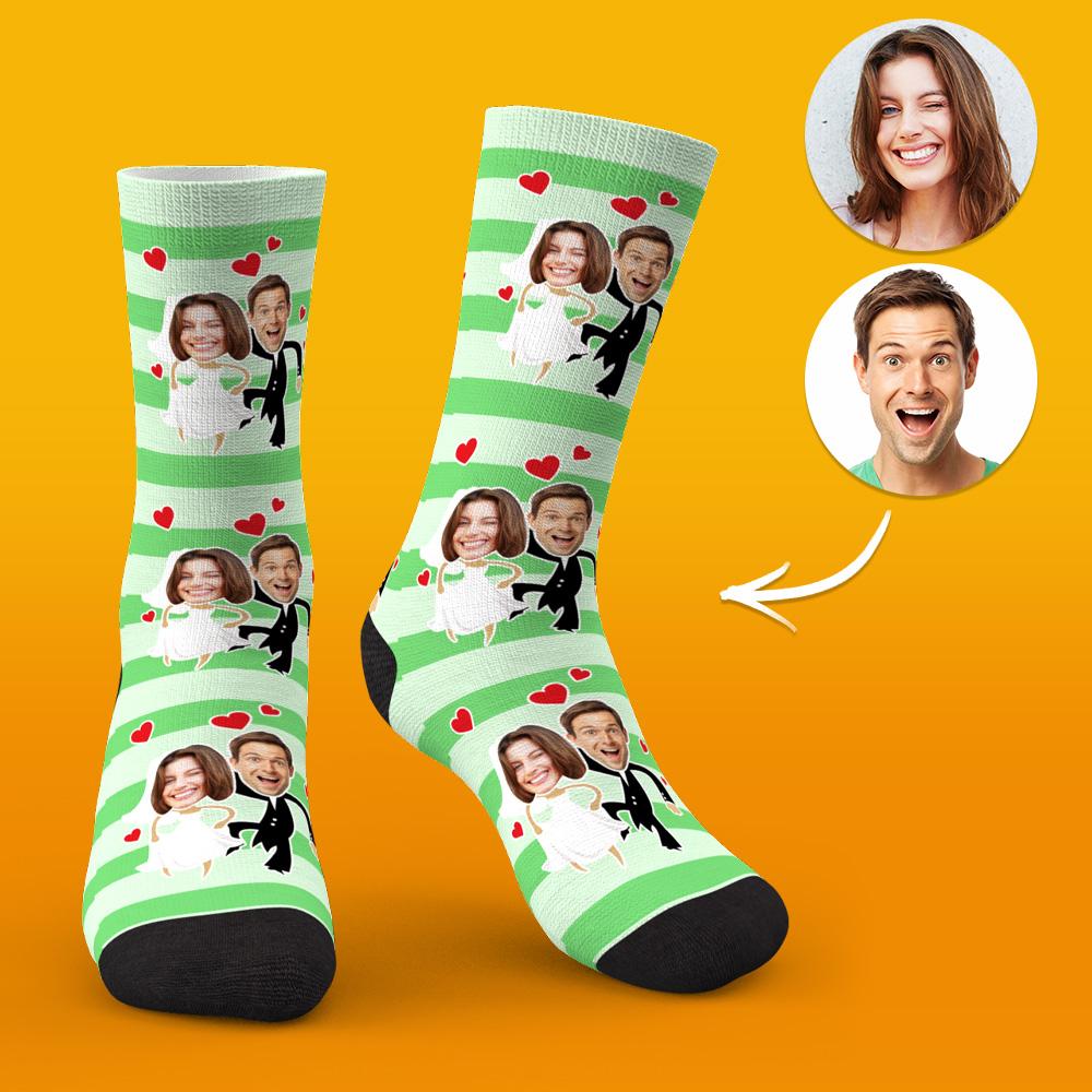 custom face socks wedding socks gift ideas couples