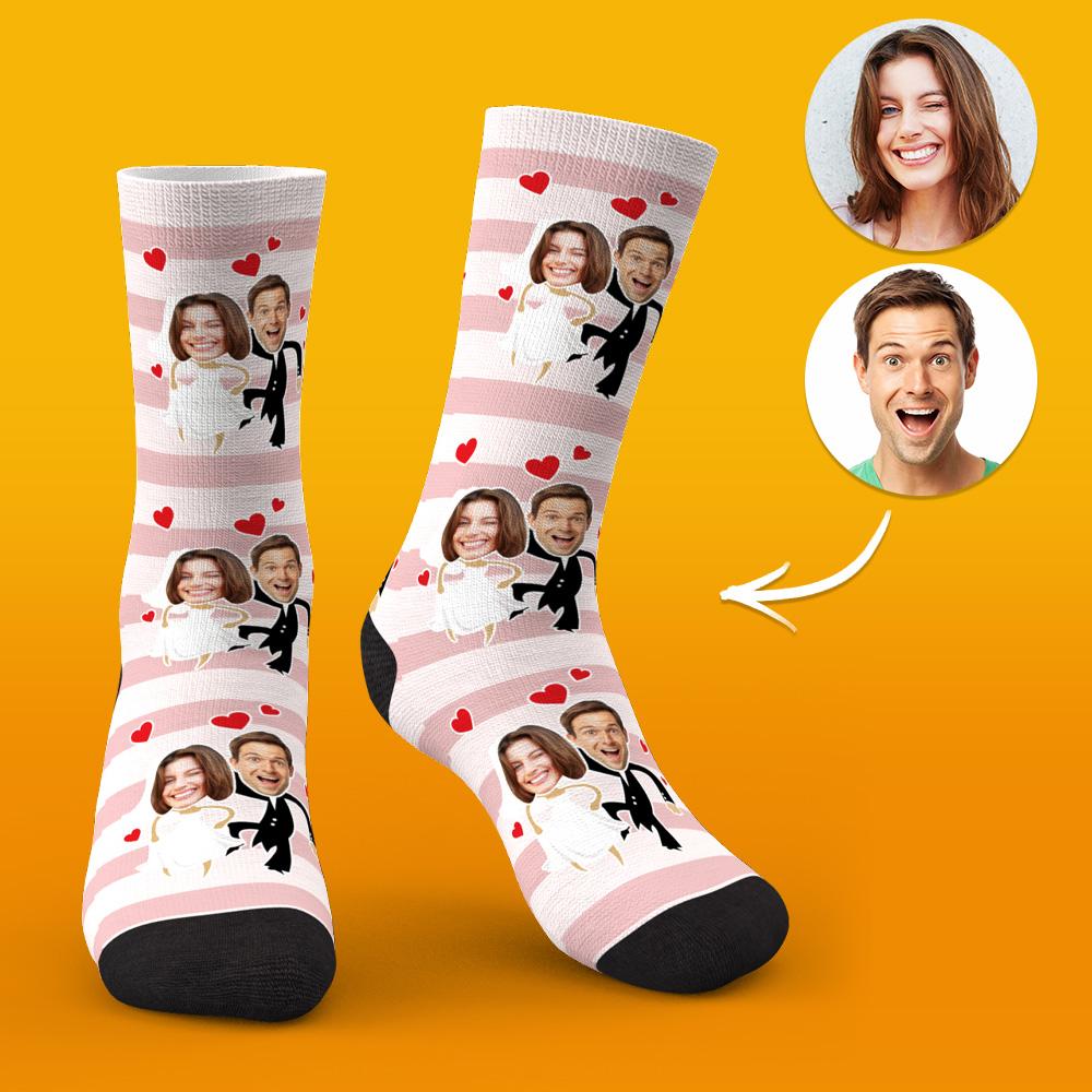 custom face socks wedding socks gift ideas couples