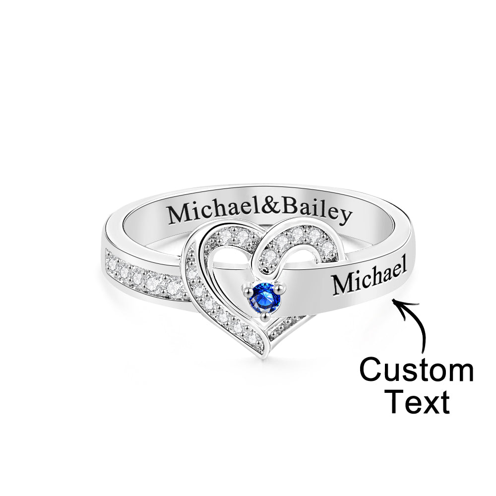 Custom name engraved ring personalized jewelry for every occasion.