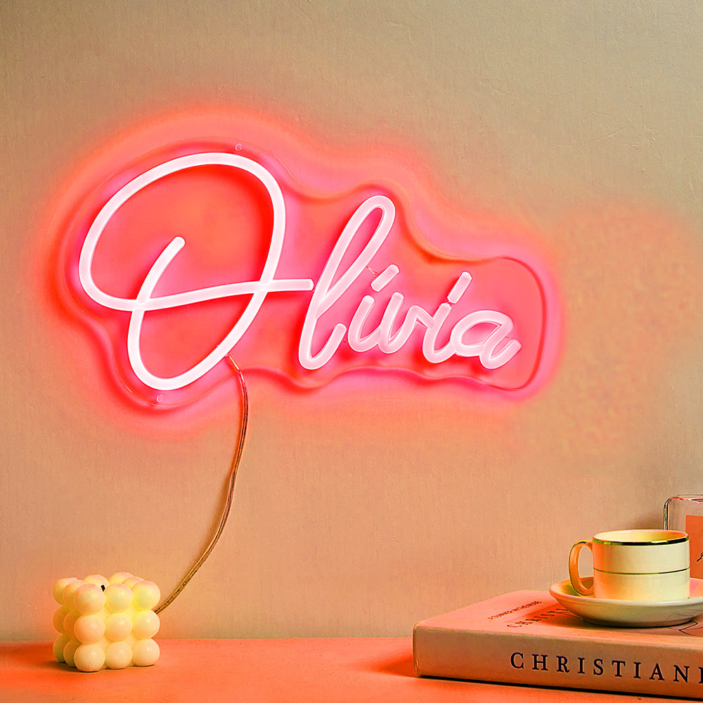 custom neon lamp personalized name sign bedroom decor