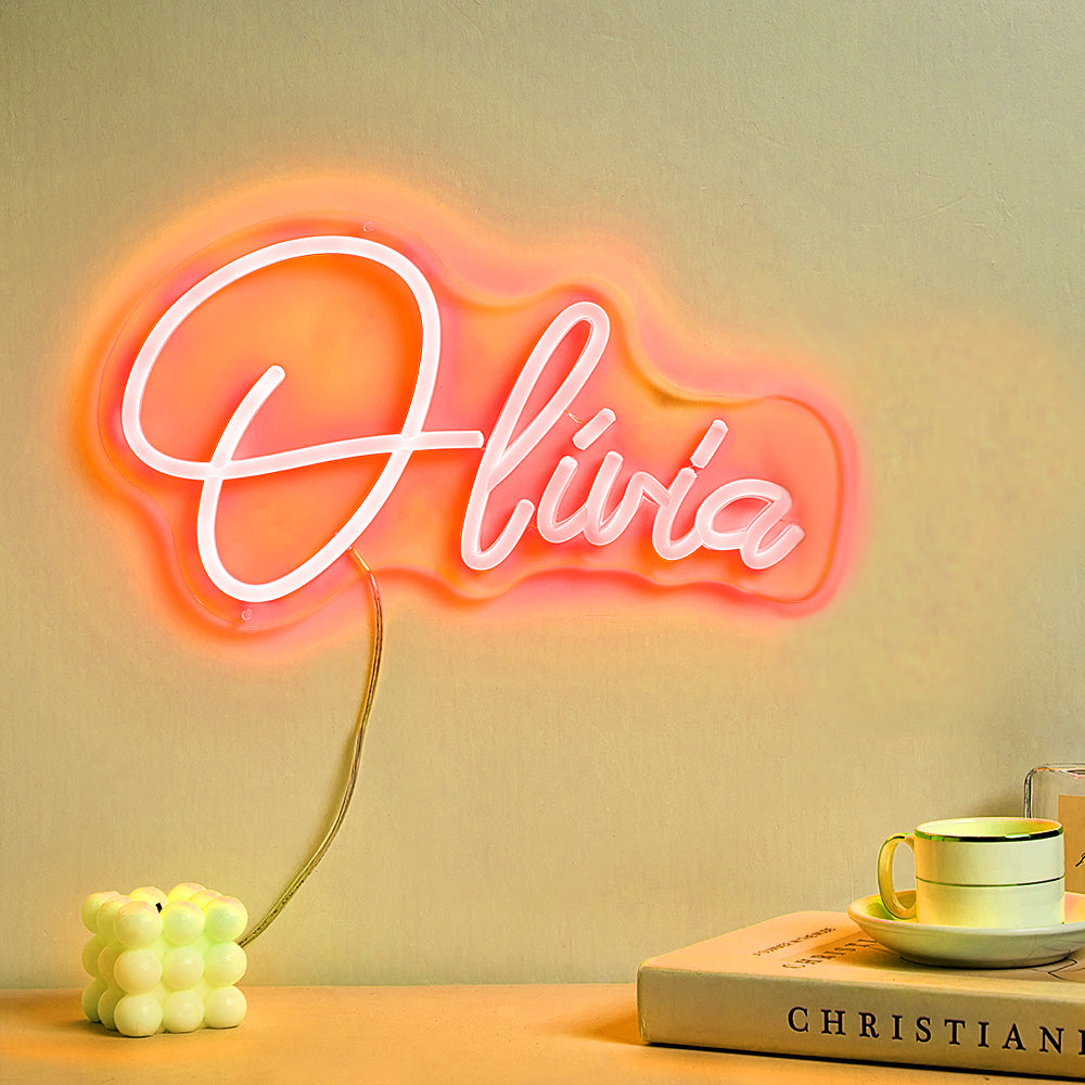 custom neon lamp personalized name sign bedroom decor