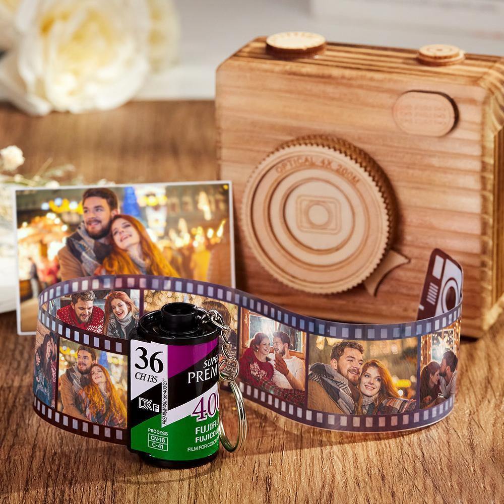 Custom Camera Roll Keychain Multiphoto Film Roll Keychain - LoveForge