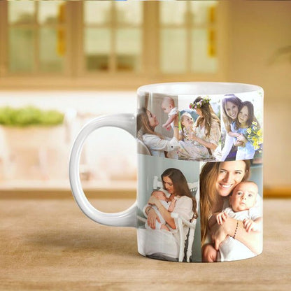 custom collage photo mug ceramic coffee mug with 10 pictures