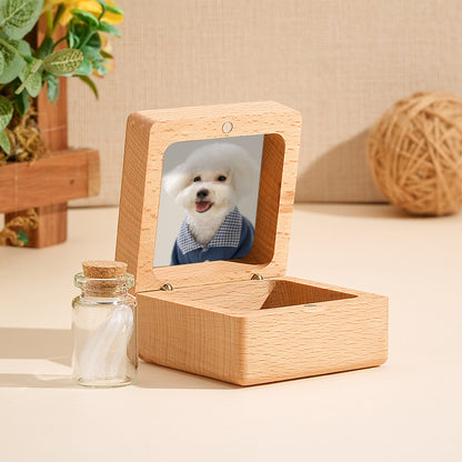 personalized pet fur wooden keepsake box memorial gift