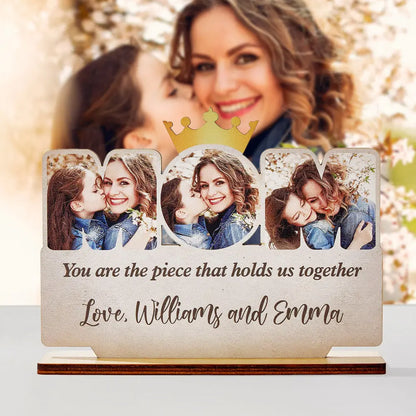 custom mom wooden plaque personalized photo sign